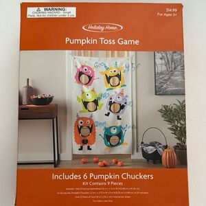 Holiday Home Pumpkin Toss Game - New In Box
